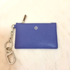 Tory Burch ROBINSON ZIP CARD CASE KEY FOB